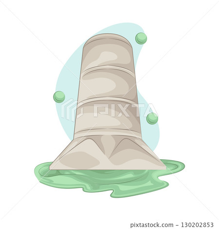 Illustration of Nuclear Power Plant Illustration of Nuclear Power Plant 130202853