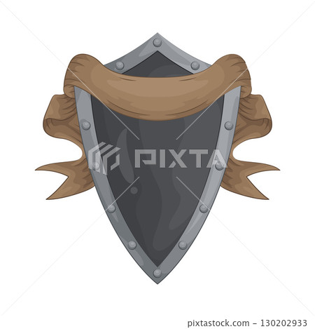 Illustration of Ribboned Shield 130202933