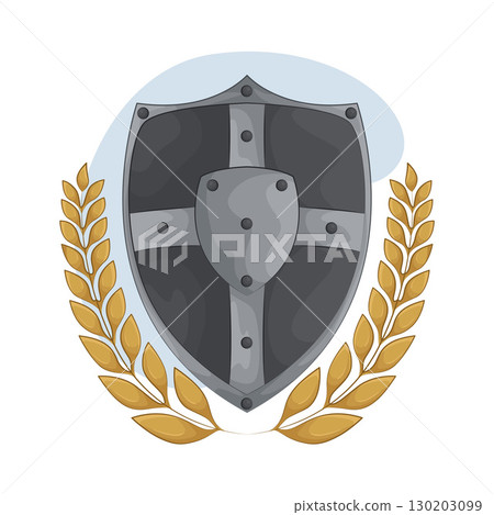 Illustration of Laurel Shield Illustration of Laurel Shield 130203099