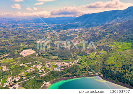 Colorful scenery of Crete wild nature and Mediterranean charm 130203707