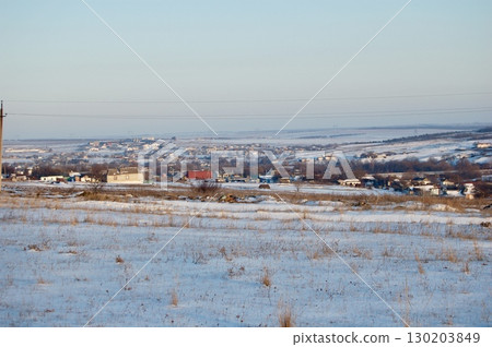 Winter Village View 130203849