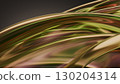Abstract fluid form with rich color transitions and realistic reflections. 130204314