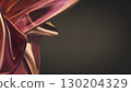 3D render of fluid glass surface with soft lighting and neutral background. 130204329