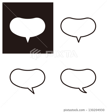 A simple, rounded, arched speech bubble set that's easy to use. A simple, rounded, arched speech bubble set that's easy to use. 130204930
