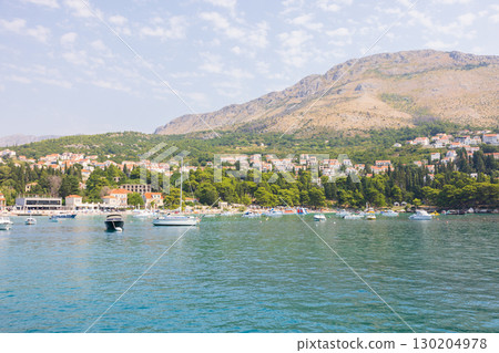 Cove of a small town on the Adriatic Sea in Croatia, Europe Cove of a small town on the Adriatic Sea in Croatia, Europe 130204978