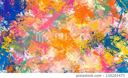colorful paint background 130205475