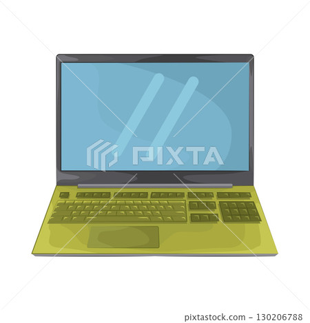 Illustration of Laptop   130206788