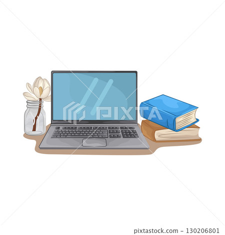 Illustration of Laptop   130206801