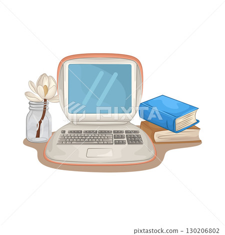 Illustration of Laptop Illustration of Laptop 130206802