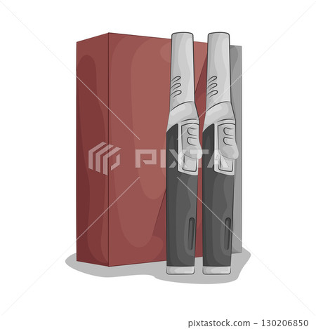 Illustration of kitchen gas lighter Illustration of kitchen gas lighter 130206850
