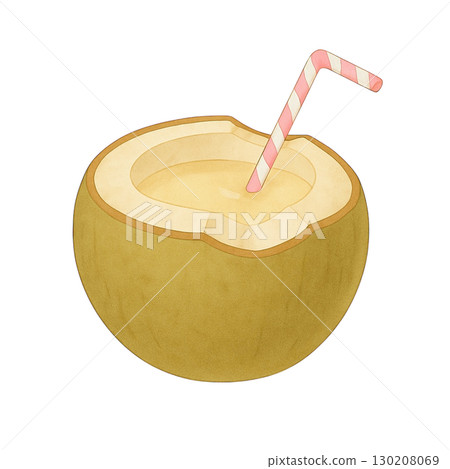 椰子（棕櫚果）汁插圖 130208069