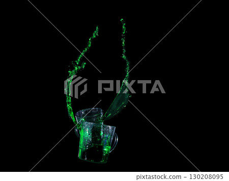Collision of a glass filled with melon juice Collision of a glass filled with melon juice 130208095