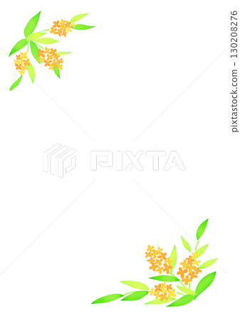 Osmanthus decorative frame 130208276