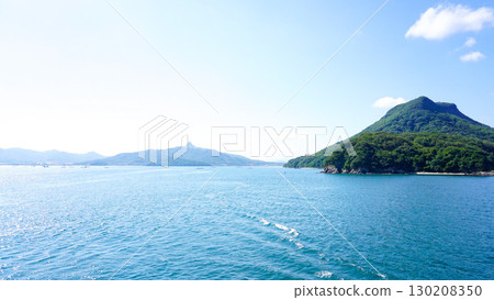 開往小豆島的渡輪風景 130208350