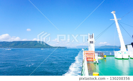 開往小豆島的渡輪風景 130208356