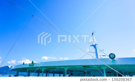 開往小豆島的渡輪風景 130208367