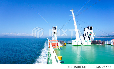 開往小豆島的渡輪風景 130208372