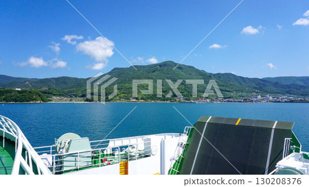 Scenery of the ferry bound for Shodoshima Scenery of the ferry bound for Shodoshima 130208376