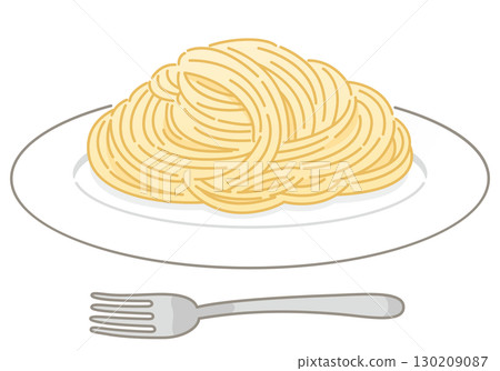 Plain pasta (with fork) 130209087