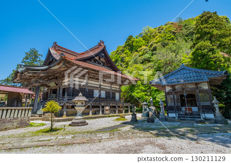 Maniji Temple, Main Hall and Sanso Hall, Kakuji Temple, Tottori City, Tottori Prefecture 130211129