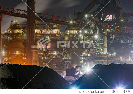 煉鋼廠夜景 130211429
