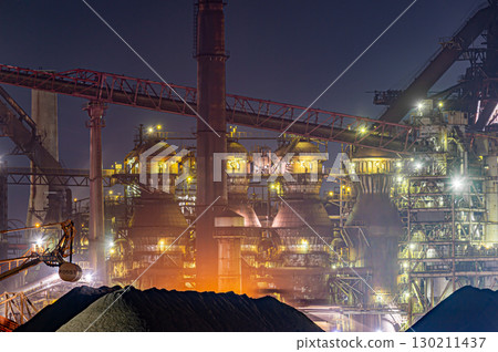 煉鋼廠夜景 130211437