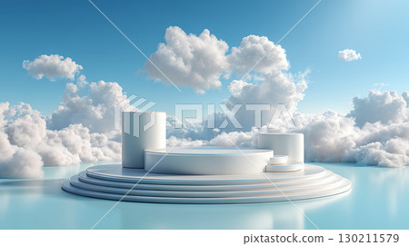 pedestal for display, platform for design 130211579