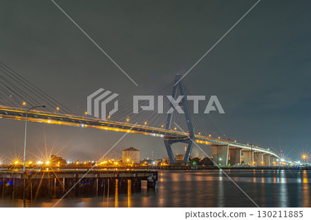 Night view of Meiko Higashi Bridge 130211885
