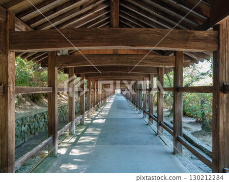 [岡山縣] 吉備津神社迴廊 130212284