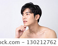 Beauty portrait of a young Japanese man 130212762