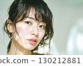 Beauty portrait of a young Japanese woman 130212881