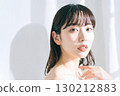 Beauty portrait of a young Japanese woman 130212883