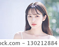 Beauty portrait of a young Japanese woman 130212884