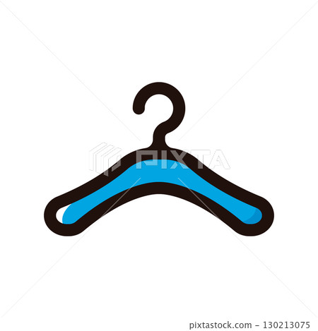 Hanger illustration icon (housework, laundry, laundry material) Hanger illustration icon (housework, laundry, laundry material) 130213075