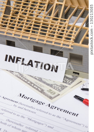 Unfinished small house, mortgage agreement form 130213085