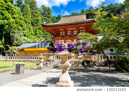 【世界遺產：紀伊山地的靈場與參拜道】【紀國一宮】和歌山縣伊東郡葛城町入都比実神社塔門2號 130213283