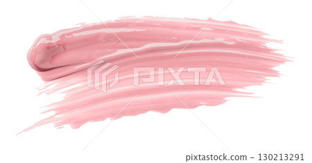 Pink watercolor brush isolated on transparent background Pink watercolor brush isolated on transparent background 130213291