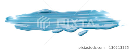 Light blue watercolor brush isolated on transparent background Light blue watercolor brush isolated on transparent background 130213325