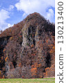 Biratori Town, Hokkaido, a mountain said to be Chinomishir (our place of worship) [October] 130213400
