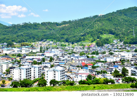 View of the area around Maruko Shugakukan High School (Ueda City, Nagano Prefecture) [June 2025] 130213690