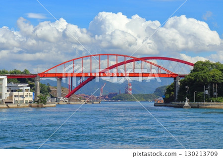 The Second Ondo Bridge spanning the Ondo Strait (Kure City, Hiroshima Prefecture) The Second Ondo Bridge spanning the Ondo Strait (Kure City, Hiroshima Prefecture) 130213709