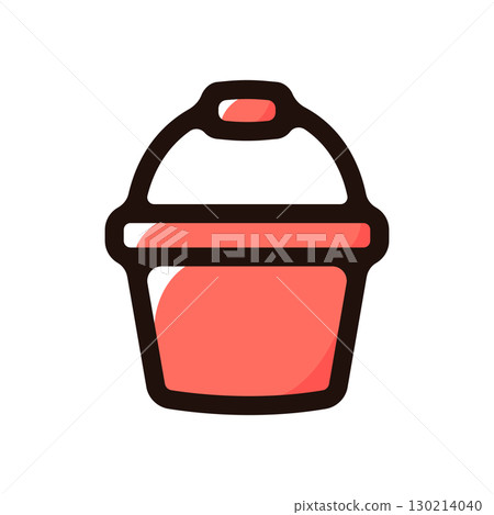 桶插圖圖示（家居裝飾、清潔、家居用品材料） 130214040