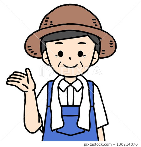 A male farmer is showing us around 130214070
