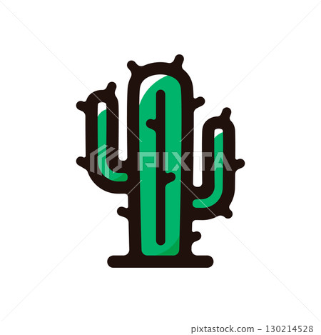 仙人掌插圖圖示（多肉植物，墨西哥，植物材料） 130214528