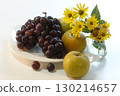 葡萄、梨子和矮向日葵 130214657