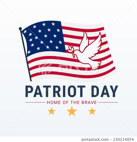 Patriot Day Home of the Brave Flag Design 130214854