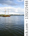 old wooden vessel moored in Helsinki, Finland 130215488
