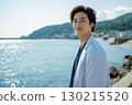 A male doctor who came to a remote area for community medical training 130215520