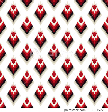 seamless pattern. abstract background with geometric shapes. stylish texture of rhombuses. vector illustration. graphic design element. 130215779