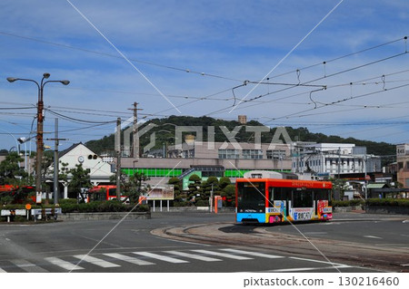舊松山車站大樓及電車 130216460
